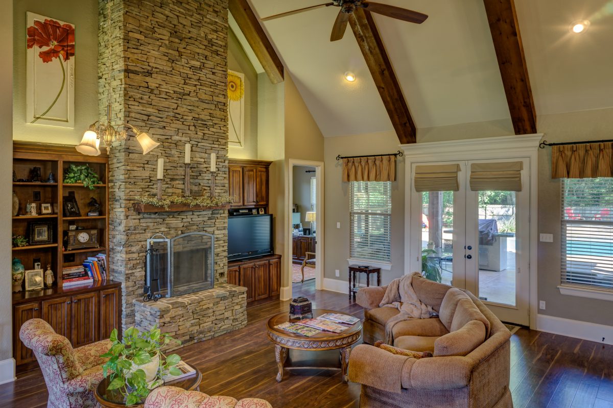 Farmhouse Living Room At Grandmas House